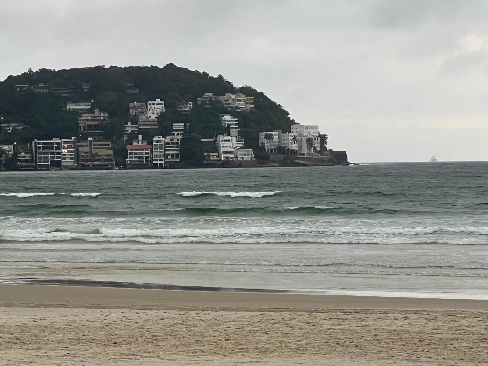 Apartamento 100 Mts Da Praia Guaruja Bagian luar foto