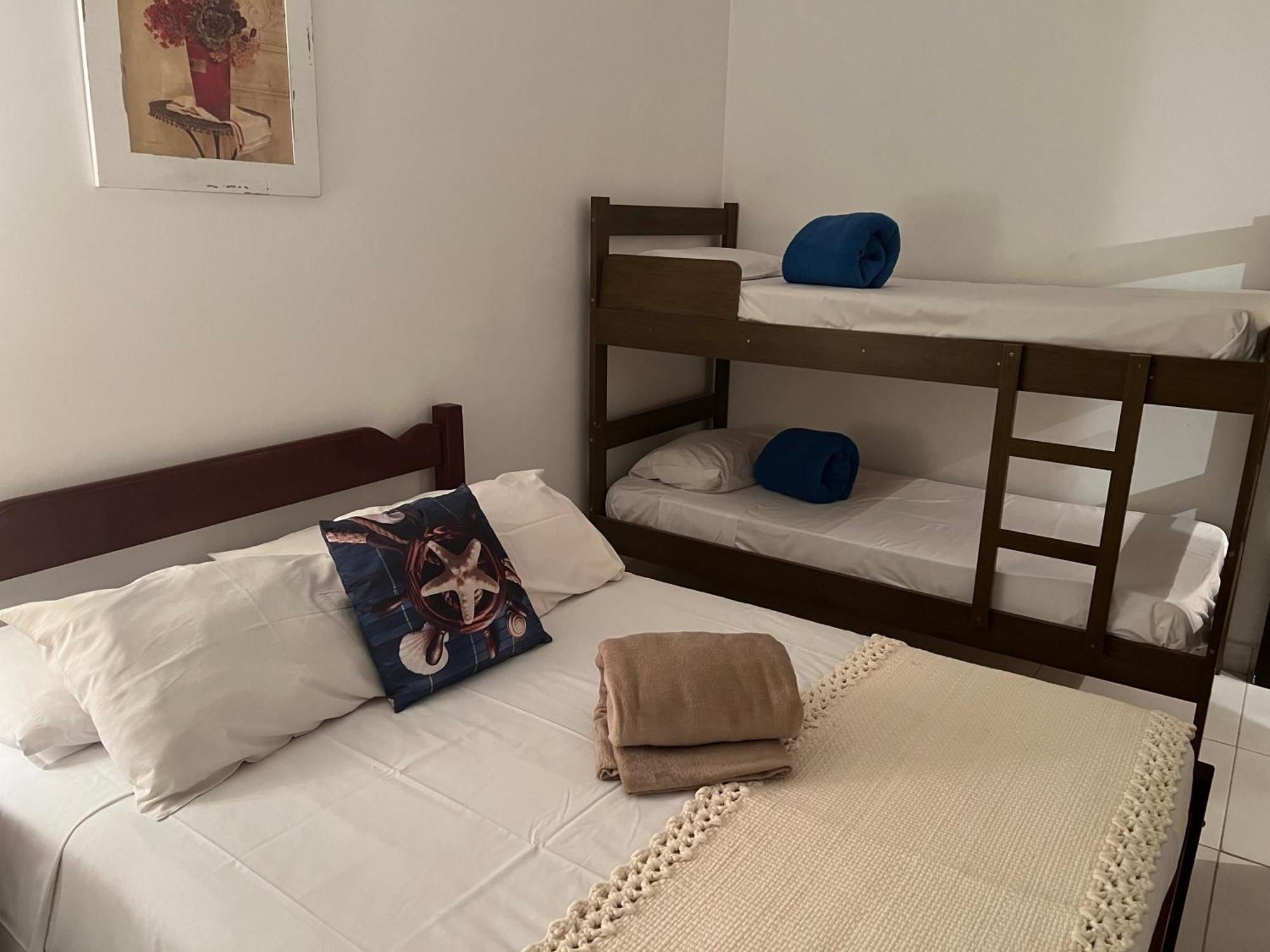 Apartamento 100 Mts Da Praia Guaruja Bagian luar foto