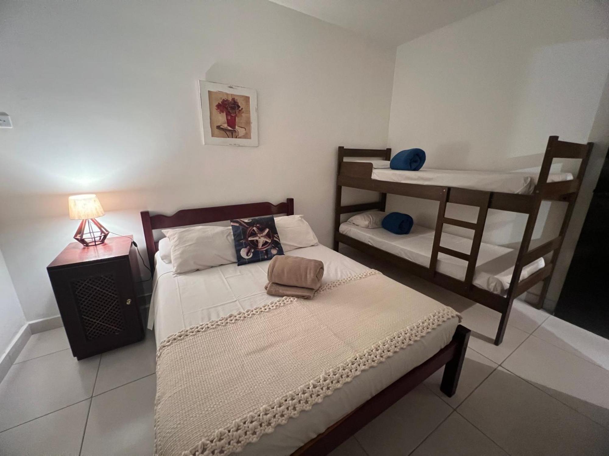 Apartamento 100 Mts Da Praia Guaruja Bagian luar foto